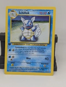 Pokemon - Base Set - GERMAN Schillok/Wartortle 42/102 LP - Picture 1 of 2