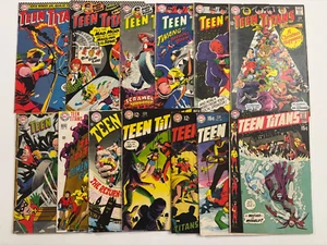 TEEN TITANS #4 7 10 11 12 13 15 16 17 19 20 24 29 Silver Age Comic Lot FN - VF - Picture 1 of 6