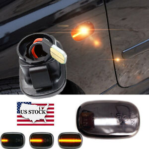 2x Dynamic LED Marker Turn Signal Light For Toyota Corolla Camry Hilux Avensis