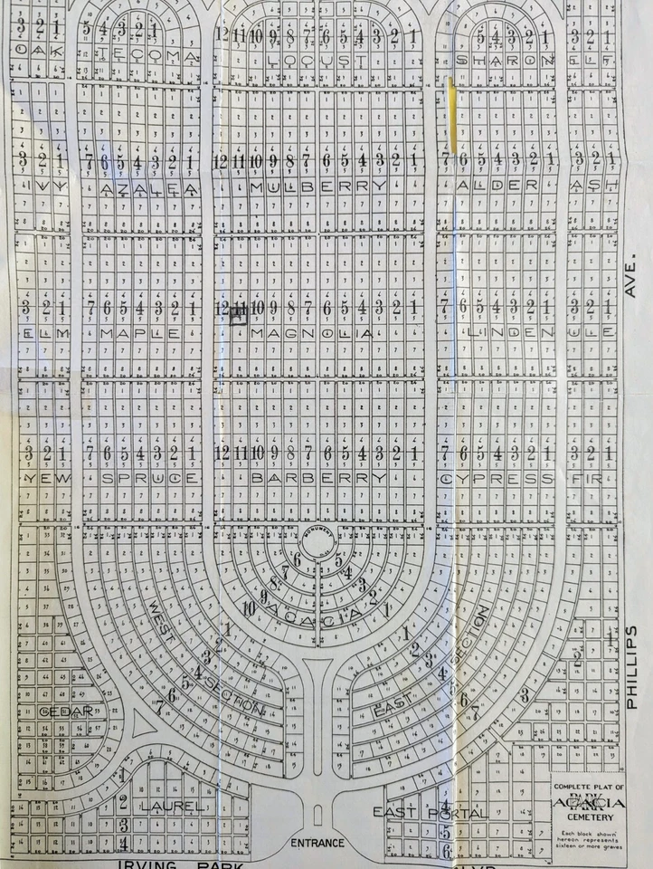 Cemetery Plots For Sale In Acacia  Cemetery Irving Park Road, Chicago il - Image 1 of 1