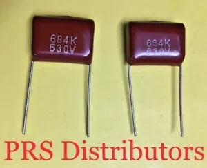 Condensador de película metalizada 684K 630V 680nF 0.68uF condensador de poliéster 2 piezas - Imagen 1 de 2