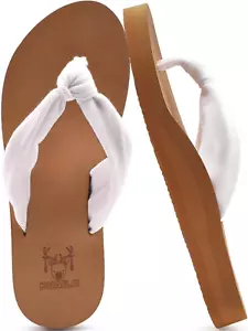 Flip Flops for Women with Arch Support Yoga Mat Comfortable Summer Beach Walking - Picture 1 of 11