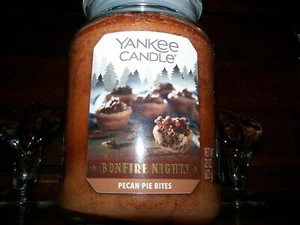 22 ounce Yankee Candle glass jar with lid candle, Pecan Pie Bites - Picture 1 of 2