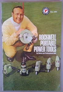 Rockwell tragbare Elektrowerkzeuge Herbst 1966 Katalog Arnold Palmer Bohrer Sägen & mehr - Bild 1 von 8
