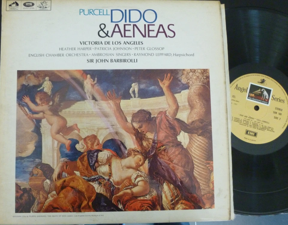 PURCELL dido & aenas / VICTORIA DE LOS ANGELES - BARBIROLLI / HMV SAN 169 - Image 1 of 1