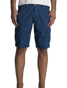 Bermuda Tasconi 46 60 Uomo Tinta Unito Cargo Cotone Slim Fit Fashion Guy M33706 - Foto 1 di 9