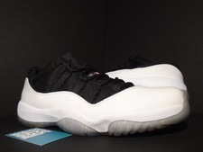 2013 Nike Air Jordan XI 11 Retro Low REVERSE CONCORD TUXEDO WHITE BLACK RED NEW