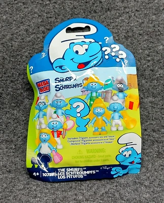 Smurfs Mega Bloks 10757 Random Unopened Pack - Image 1 of 4