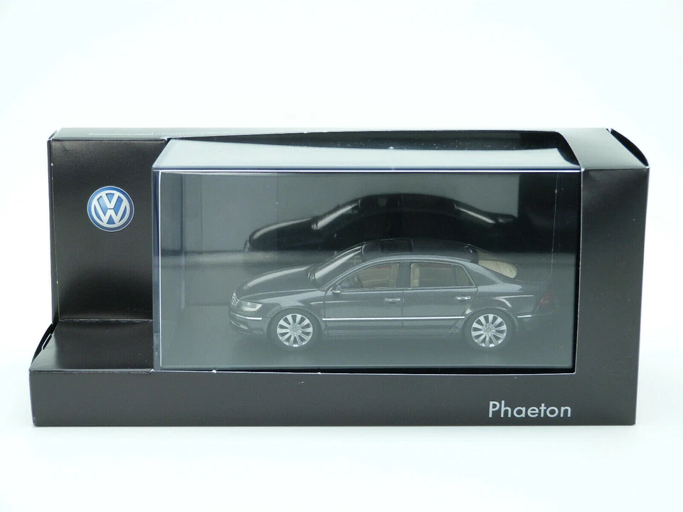 VW Phaeton 2011 GP3 Mokka Anthracite Looksmart 3D1099300C8Z 1:43 Volkswagen - Immagine 1 di 4
