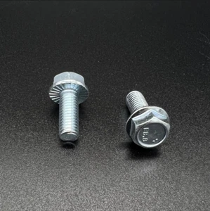 Flanged Serrated Bolt, Class 8.8 Zinc Steel, FT, M8 x 1.25 x 20 mm Length, 2 Pc - Picture 1 of 1
