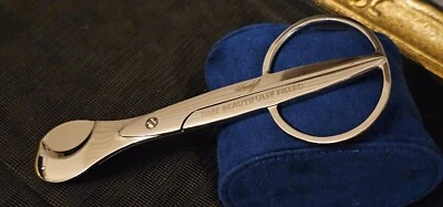 Davidoff Zigarrenschere, Zigarrenschneider silberfarben, Etui in Schwarz - NEU - Bild 1 von 4