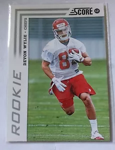 2012 Score Devon Wylie Kansas City Chiefs #325 Football Card - Picture 1 of 2