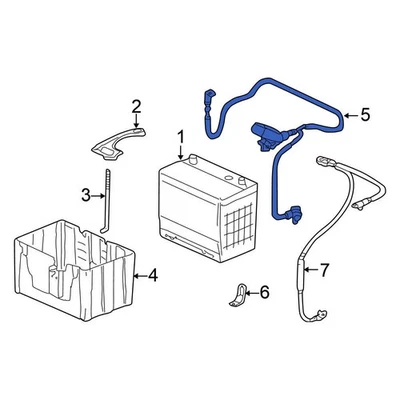 For Honda Odyssey 2007-2010 Honda 32600SHJA01 Battery Cable - Изображение 1 из 2