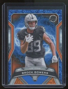 Brock Bowers 2024 Topps Resurgence Blue and Orange Shock Refractor Rookie Card - Picture 1 of 2