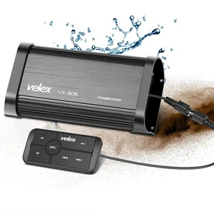 Marine Bluetooth Amplifier Waterproof Class D Amp UTV Amp 4 Channel with Cont... - Picture 1 of 7