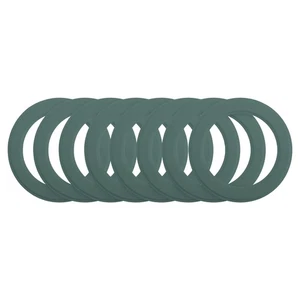 8Pcs Bague Autocollant Magnétique, Bague Adaptateur Magnétique, Vert - Photo 1 sur 8