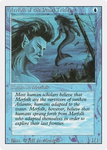 Merfolk of the Pearl Trident X (4) Revised Edition - EX/NM - C68 - 4RCards - Picture 1 of 1