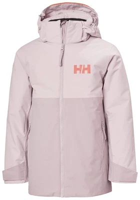 Helly Hansen Junior Traverse Ski Jacket, pink/dusty syrin. Size 8, NWT - Image 1 of 4