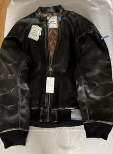 Maison Mihara Yasuhiro PVC Biker Jacket - Black - Picture 1 of 5