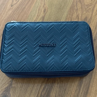 Missoni for delta navy bag travel bag cosmetic bag - Image 1 of 4