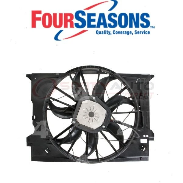 Four Seasons Engine Cooling Fan Assembly for 2003-2009 Mercedes-Benz E500 - bc Foto 1 de 4