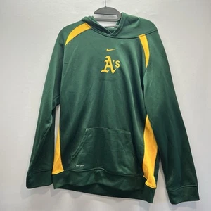 Sudadera con capucha Oakland Athletics para hombre XL (20) verde como Nike polar Swoosh - Imagen 1 de 10
