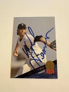 Mike Henneman signierte 1993 Leaf Detroit Tigers Karte # 81 - Bild 1 von 1