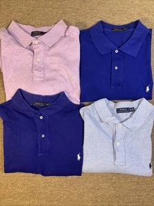 Men’s Polo Ralph Lauren Shirt Lot 4 Shirts 3XLT Clean - Picture 1 of 10