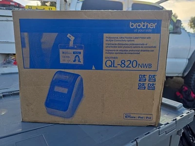 Brand New - Brother QL-820NWB Direct Thermal  Label Printer - White/Black - Image 1 of 3