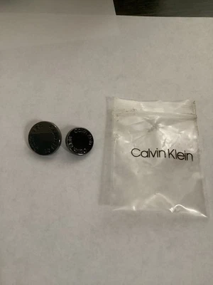 NEW Calvin Klein Metal Replacement Buttons SILVER - for Modern Fit Womens Pants - Image 1 of 3