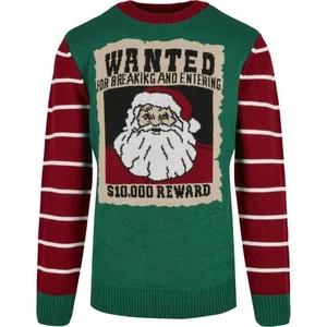 Urban Classics Wanted Christmas Sweater Pullover Christmas Knitted Uglysweater - Picture 1 of 14