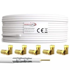 Cavo Coassiale SAT 50M 135Db Digitale | Classe A+ | Schermatura a 5 Strati per U - Foto 1 di 12