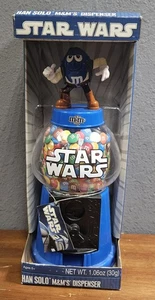  Dispensador de caramelos azules Star Wars M&M Han Solo 2010 - Imagen 1 de 8