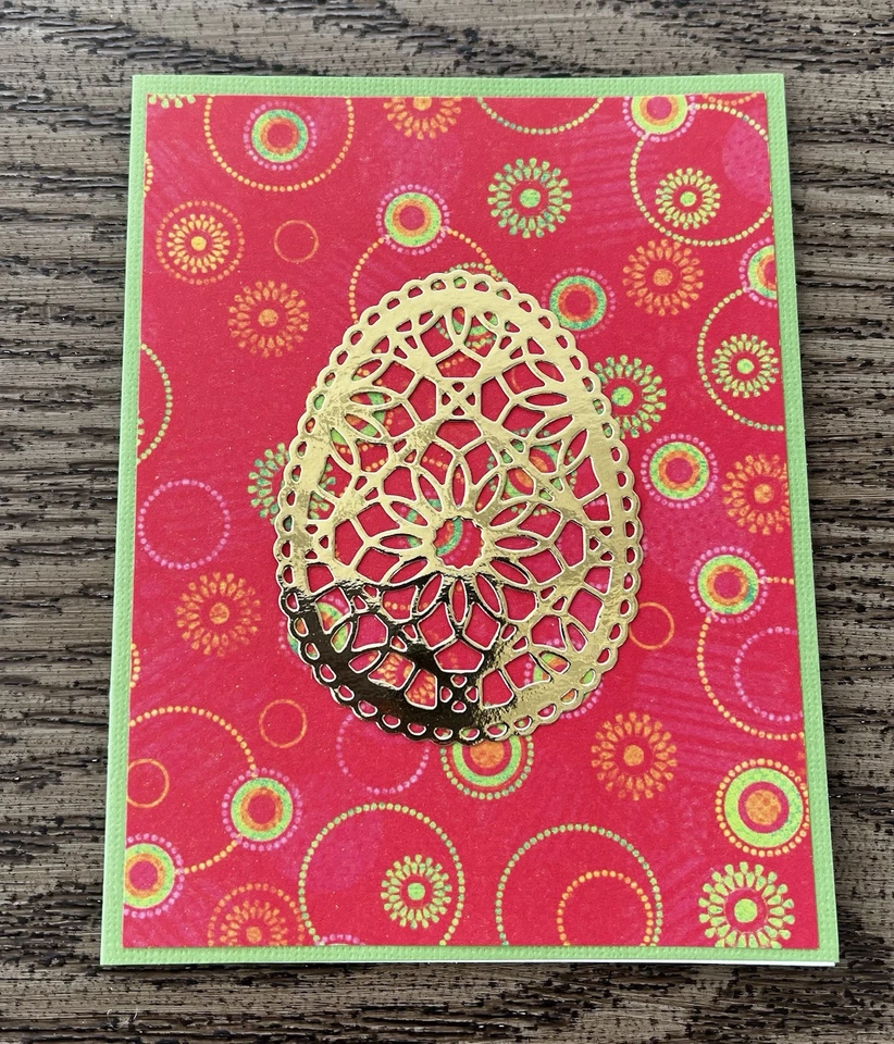 Handmade Easter Greeting Card~Golden Egg - Image 1 of 1