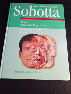 SOBOTTA ATLAS OF HUMAN ANATOMY: ENGLISH TEXT WITH ENGLISH By R. Putz & R. Pabst - Bild 1 von 4