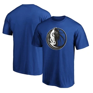 Blaues Dallas Mavericks Primary Logo T-Shirt für Herren - Bild 1 von 3