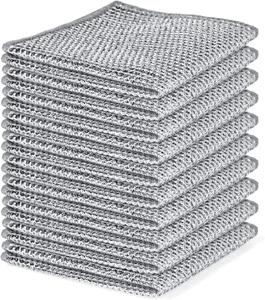 10PCS Set Non-Scratch Steel Wool Dishcloth - Multi Purpose Wire Dishwashing Rags - Picture 1 of 12