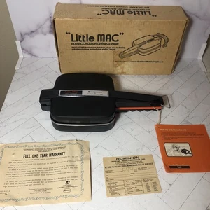 Little Mac 60 Sekunden Burger Maschine Herd Dominion Hamilton Beach 2108 UNBENUTZT - Bild 1 von 17