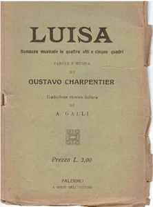Charpentier - Luisa - Libretto Palermo - Picture 1 of 2