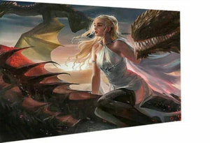 Leinwand Game of Thrones GoT Khaleesi Bilder Wandbilder -Hochwertiger Kunstdruck - Bild 1 von 9