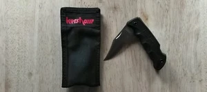 Kershaw Black Colt 1045 Knife Lockback Plain Edge Blade Japan - Picture 1 of 1