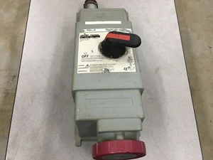 USED LEVITON POWERSWITCH 100AMP MECHANICAL INTERLOCK 4100MI7W - Picture 1 of 6