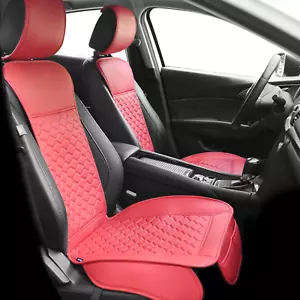 2Pcs Front Car Seat Covers Leather Car Seat Protector Universal Fit for Most Car - Picture 1 of 12