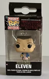 Funko POP! Pocket Keychain Stranger Things Eleven with Waffle, Preown New in Box - Picture 1 of 6