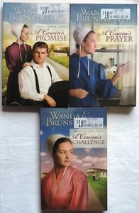 3 PBs WANDA BRUNSTETTER Complete Series INDIANA COUSINS Amish PRICE CUT! - Picture 1 of 1