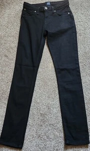 Girls GAP Denim Stretch Super Skinny Jeans Black Size 12 - Picture 1 of 3