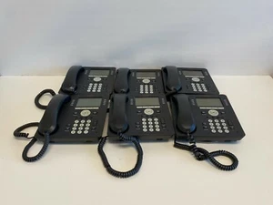Lot #12: Lot of 6 Avaya 9608 IP Office Business Telephone Phone w/ Handsets - Picture 1 of 12
