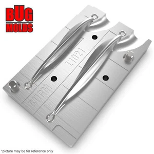 Fishing Sinker Mold  Aluminium Fishing Mold Lure making Lead Molds Racing Boat - Picture 1 of 3