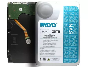 MDD 20TB 7200RPM 256MB Cache SATA 6.0Gb/s 3.5" Internal NAS Hard Drive - Picture 1 of 6