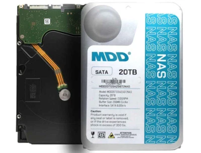 MDD 20TB 7200RPM 256MB Cache SATA 6.0Gb/s 3.5" Internal NAS Hard Drive - Image 1 of 4